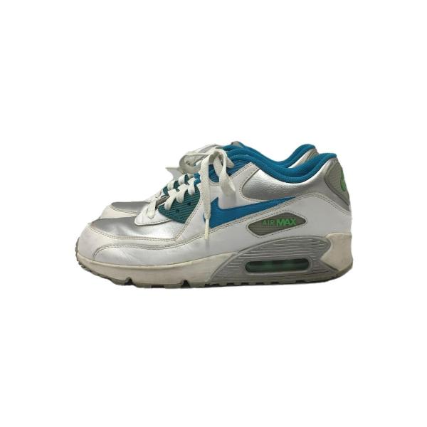 NIKE◆AIR MAX 90 LTR (GS)/エアマックス90レザー/ホワイト/724852-1...