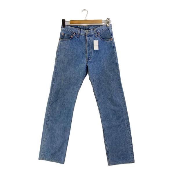 Levi’s◆Levi’s501/30/コットン/IDG/無地/バイカー/古着