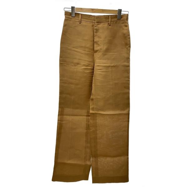 AURALEE◆スラックスパンツ/1/シルク/CML/無地/A9SP02DO