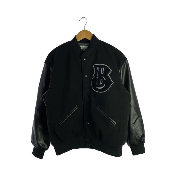 BUTWIN◆スタジャン/--/ポリエステル/BLK/23AW/AZUL別注