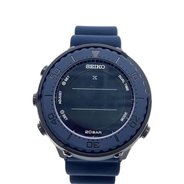 SEIKO◆腕時計/アナログ/ラバー/S802-00B0