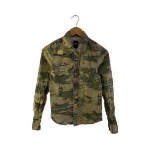 STUSSY◆長袖シャツ/XS/コットン/KHK