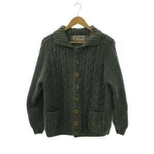 INVERALLAN◆3A Lumber Cardigan/ウール/GRY