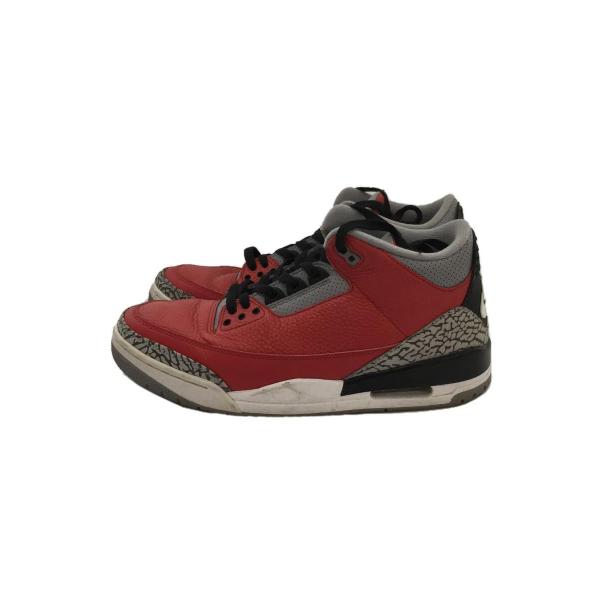 NIKE◆AIR JORDAN 3 RETRO SE/エアジョーダン 3 レトロ/レッド/CK569...