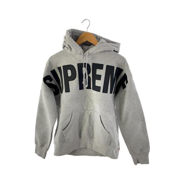 Supreme◆パーカー/S/コットン/GRY/Banner Pullover/14AW