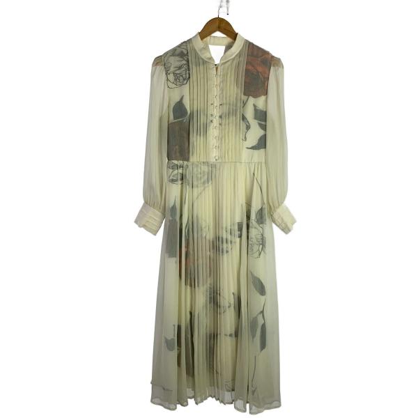 AMERI◆長袖ワンピース/M/ポリエステル/IVO/01020520090//