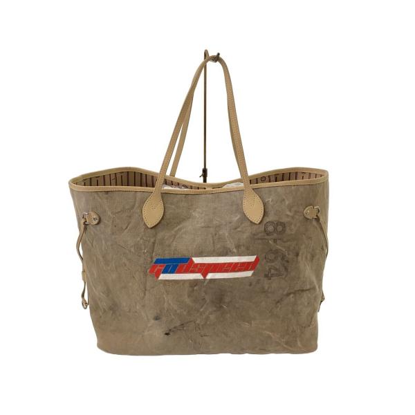 READYMADE◆トートバッグ/--/BEG/Roomy Bag/ヴィンテージコットン/ダメージ加...
