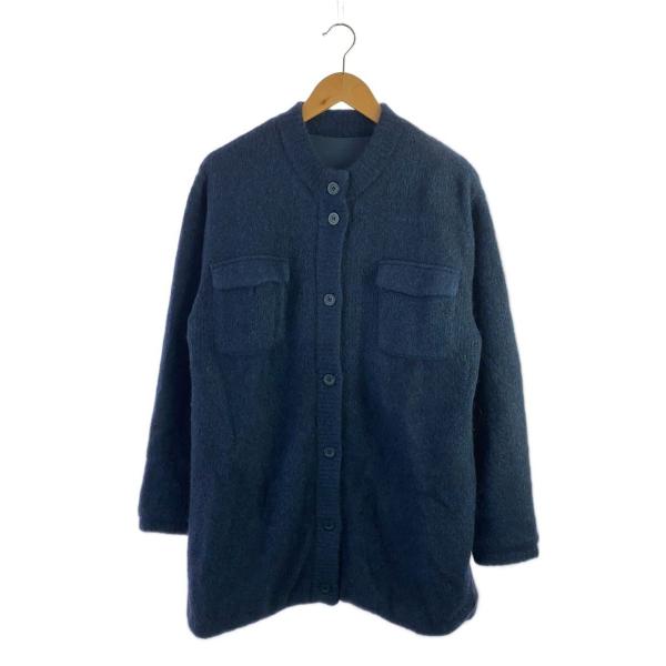 AMERI◆カーディガン(厚手)/FREE/モヘア/NVY/無地/01320190830
