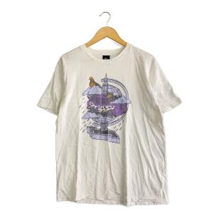 STUSSY◆Tシャツ/M/コットン/WHT/プ...の商品画像
