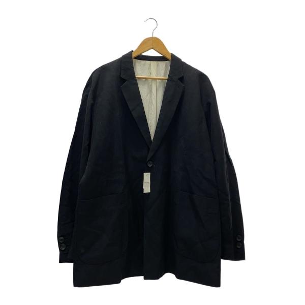 SOPHNET.◆テーラードジャケット/XL/リネン/BLK/SOPH-250021