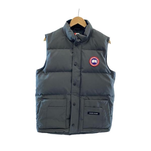 CANADA GOOSE◆ダウンベスト/FREESTYLE CREW VEST/S/ナイロン/グレー...