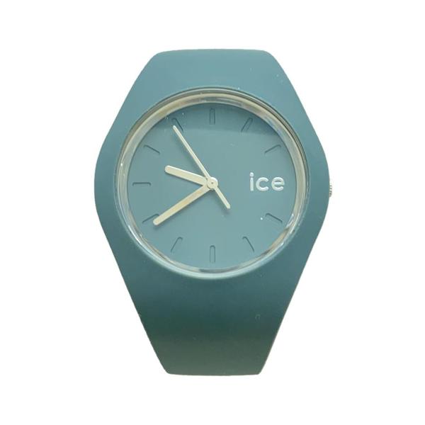 ice watch◆クォーツ腕時計/アナログ/ラバー/BLU/BLU