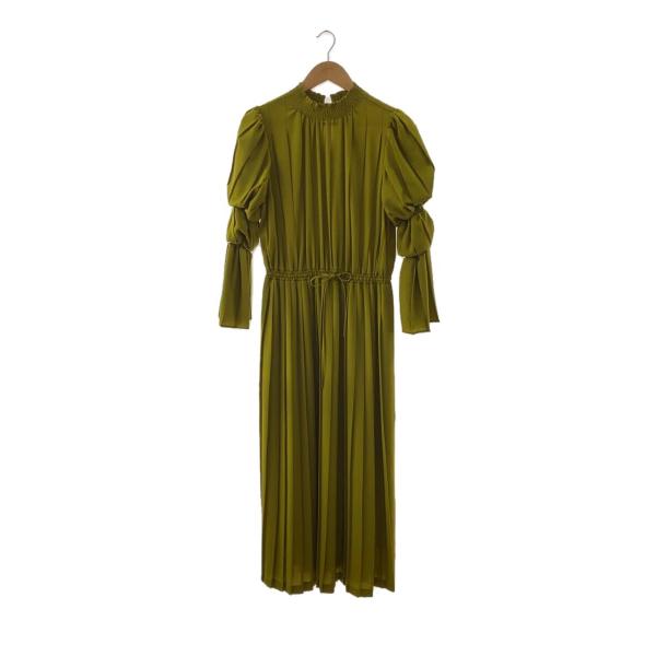 AMERI◆長袖ワンピース/M/ポリエステル/GRN/02020540440