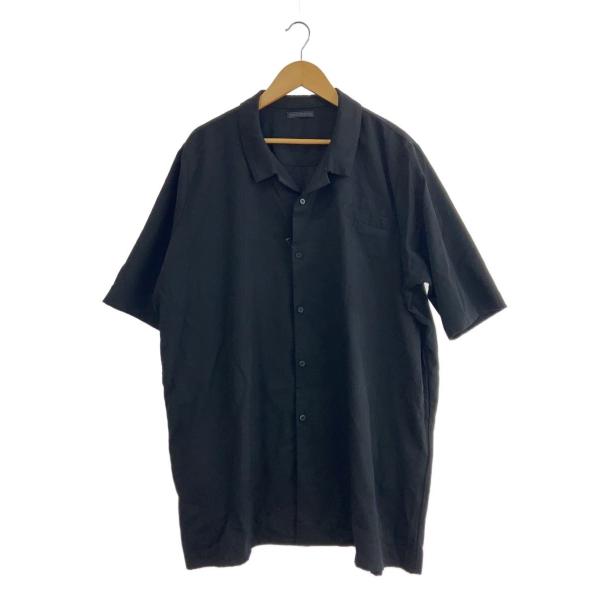 BISHOOL◆半袖シャツ/FREE/ウール/BLK/無地
