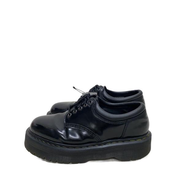 Dr.Martens◆ドレスシューズ/US9/BLK/8053/5ホールシューズ/ソール削れ