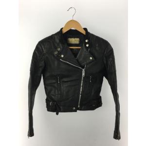 BURBERRY BLACK LABEL◇レザージャケット・ブルゾン/M/羊革/BLK