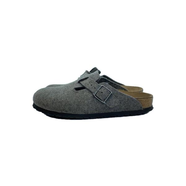 BIRKENSTOCK◆サンダル/ボストン/24cm/GRY/0160361