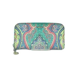 ETRO（エトロ） 財布 レディース ラウンドファスナー長財布 型押し