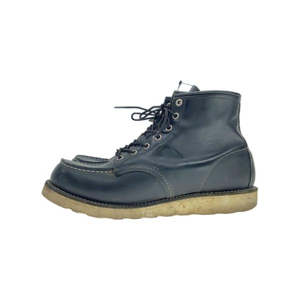 RED WING◆ブーツ/US9/BLK/レザー/8179