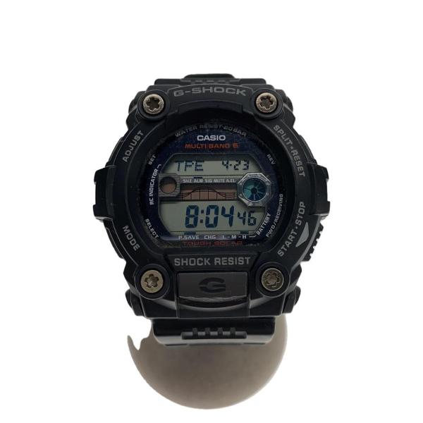 CASIO◆GW-7900/ソーラー腕時計/デジタル/セラミック/BLK/BLK/