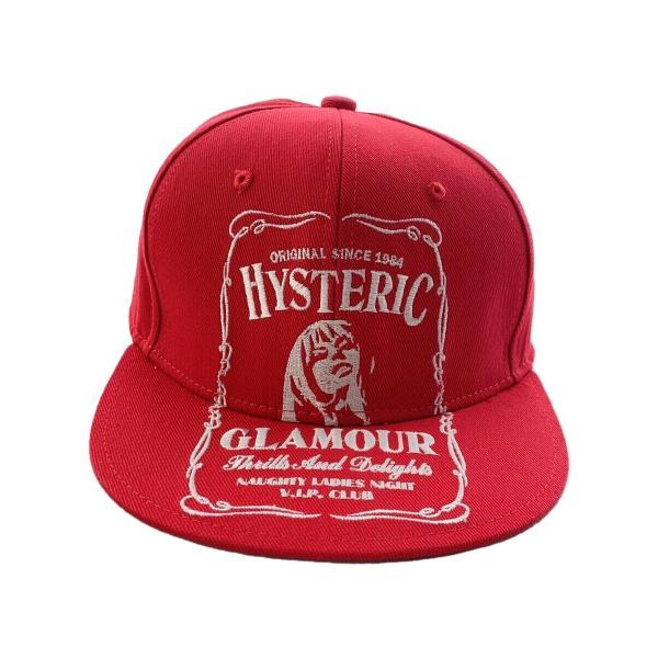HYSTERIC GLAMOUR◆キャップ/FREE/RED/メンズ/0263QH05