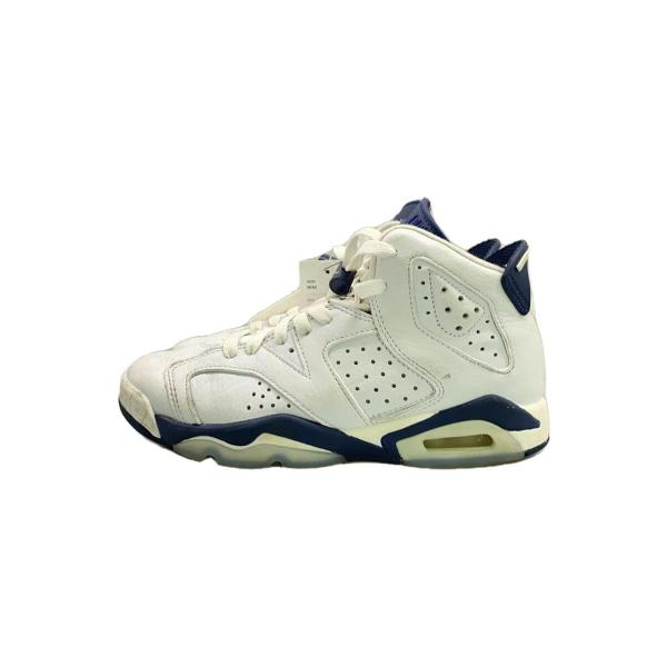 NIKE◆AIR JORDAN 6 RETRO_エアジョーダン 6 レトロ/22.5cm/WHT