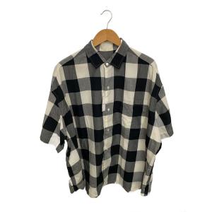 Porter Classic◆半袖シャツ/3/コットン/BLK/オンブレCK