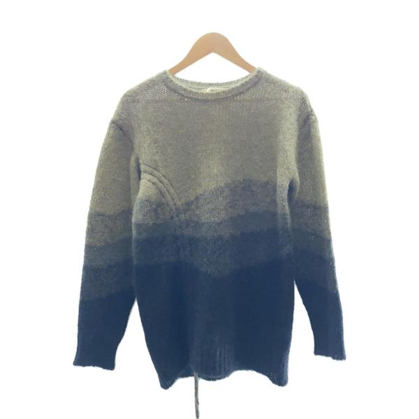 Rumche◆Gradation Shirring Knit/セーター(厚手)/FREE/モヘア/K...