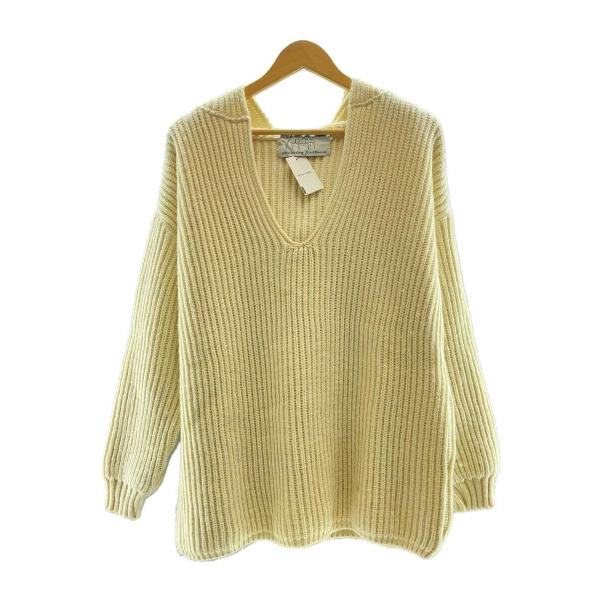 Oldderby Knitwear◆プルオーバー/セーター(厚手)/M/ウール/CRM/無地