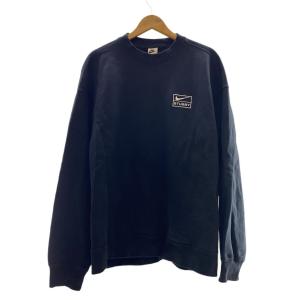 NIKE◆×STUSSY/Wash Crew Fleece Black/スウェット/XL/BLK/DO5310-010