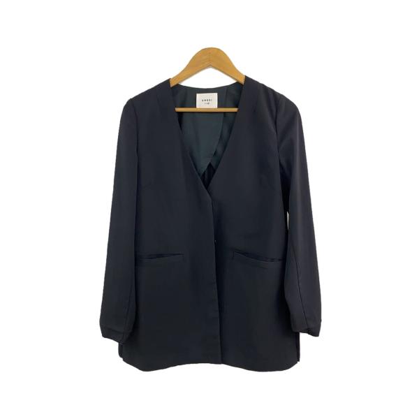 AMERI◆ジャケット/FREE/ポリエステル/BLK/01310690530