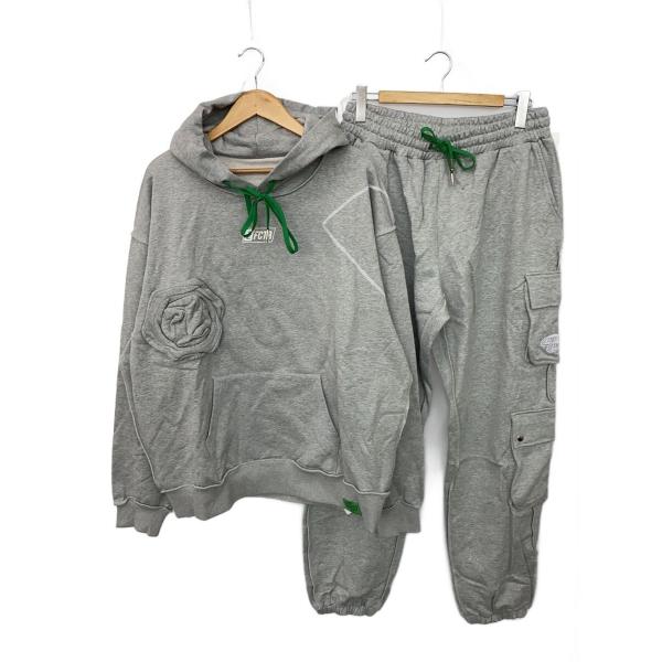 ZUTOMAYO◆パーカー/XL/コットン/GRY/ZMY025/ZMY024