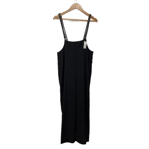 AMERI◆オーバーオール/M/ポリエステル/BLK/無地/02410820350