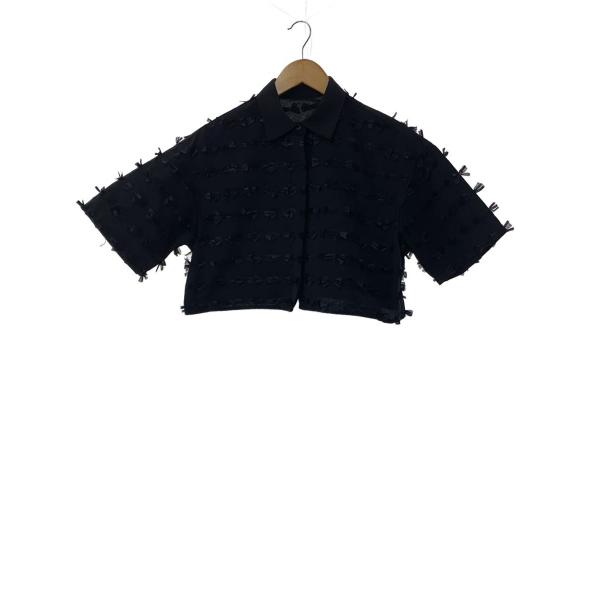 AMERI◆半袖シャツ/M/コットン/WHT/総柄/02410480380