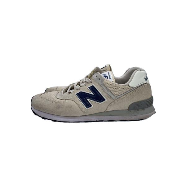 NEW BALANCE◆ML574/ベージュ/26.5cm/CRM/スウェード