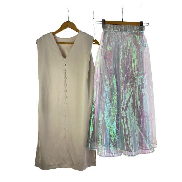 AMERI◆セットアップ/S/レーヨン/CRM/02010530871