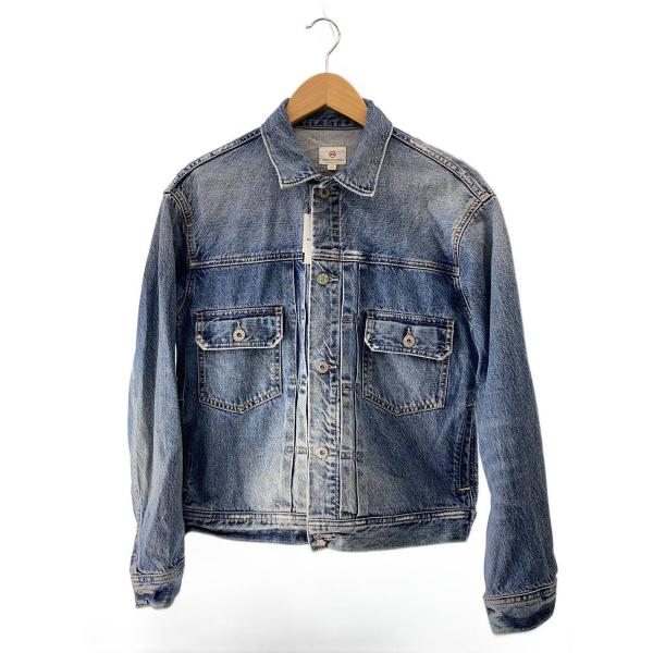 AG(Adriano Goldschmied)◆Gジャン/S/コットン/IDG/無地/ajlgan4...