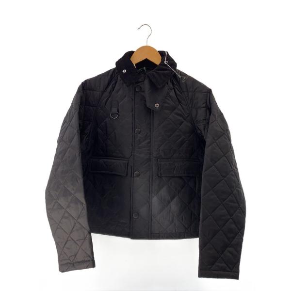 Barbour◆SPEY QUILTED JACKET/34/ナイロン/BLK/無地/252MQU1...