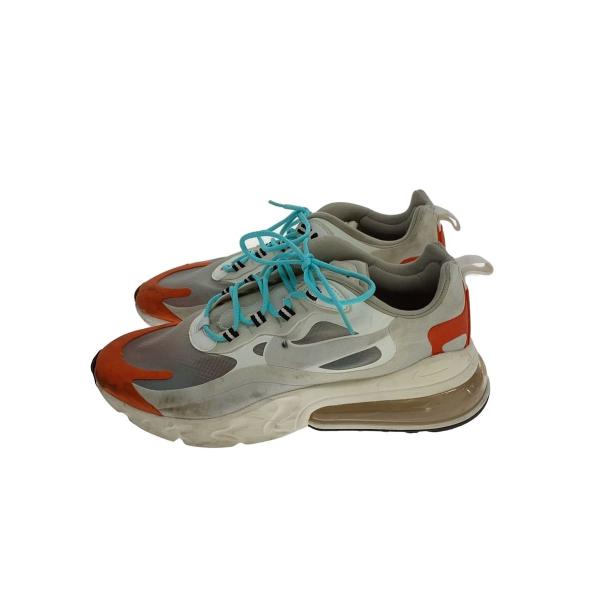 NIKE◆AIR MAX 270 REACT/エアマックスリアクト/アイボリー/AO4971-200...