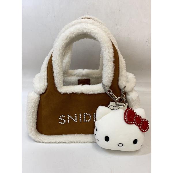 SNIDEL◆×hello kittyトートバッグ/フェイクレザー/BEG
