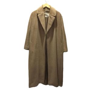 S Max Mara◆ステンカラーコート/ガウンコート/42/アルパカ/キャメル/ベージュ/90161436｜ssol-shopping