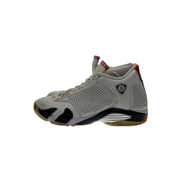 NIKE◆AIR JORDAN 14 RETRO S/エアジョーダンレトロシュプリーム/ホワイト/B...