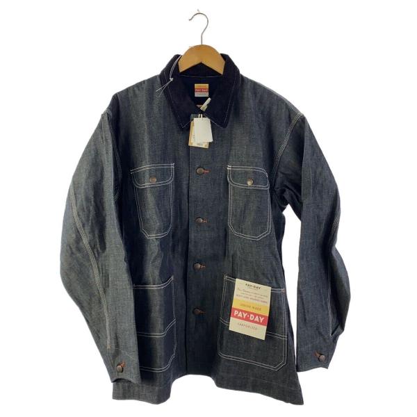 50s/COLLAR CORDUROY COVERALL/カバーオール/38/コットン/ネイビー/P...