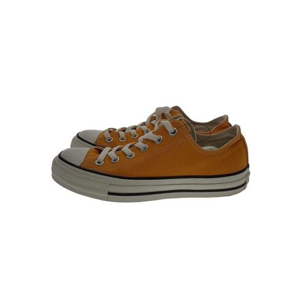 CONVERSE◆REACT/ローカットスニーカー/24cm/オレンジ/キャンバス