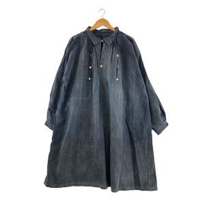 EURO VINTAGE◆20s-/VT/インディゴリネンスモック/フレンチワーク/ボタン交換有