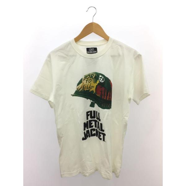 CALEE◆Tシャツ/M/コットン/WHT/FULL METAL JACKET//