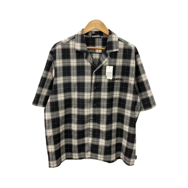 genzai◆Boro Ombre Shirt/XL/ポリエステル/グレー/チェック/GZ1243/...