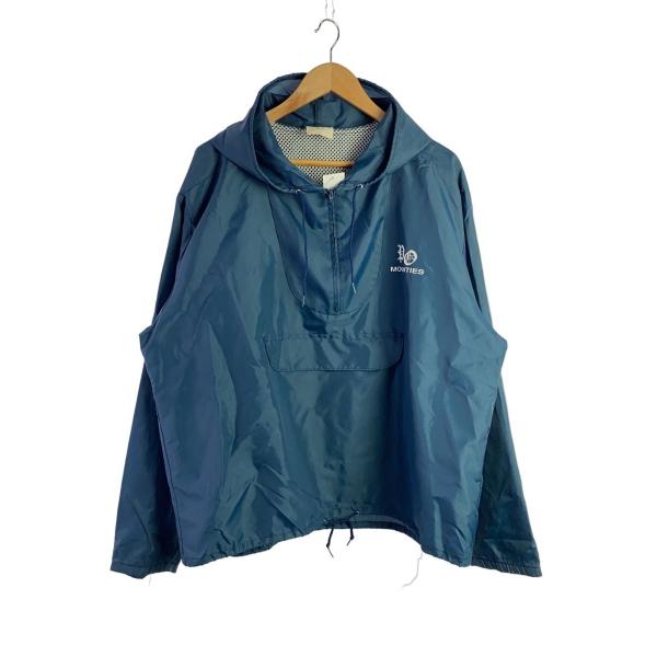 80s/USA製/windless/アノラックパーカー/L/ナイロン/NVY
