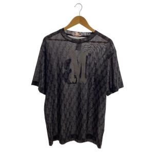 MASU◆ANGEL MESH GAME T-SHIRT/Tシャツ/46/ポリエステル/GRY/総柄/MPFW-CS0724//