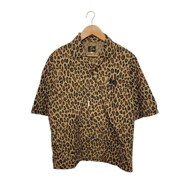 Needles◆24ss/Cabana Shirt/半袖シャツ/L/コットン/BRW/アニマル/OT...